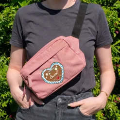 Bauchtasche mit Lebkuchenherz & Name personalisiert | Crossbody Bag für Volksfest, Frauen & Männer