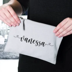 Beautycase in 5 Farben mit Namensaufdruck