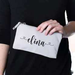 Beautycase in 5 Farben mit Namensaufdruck