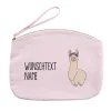 Beautycase in rosa mit niedlichem Lama