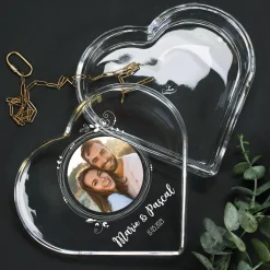 Bedruckte Glasdose von Leonardo mit Foto und Wunschtexten