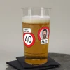 Bedruckter Stapelbecher mit Ihren Bildern und Verkehrszeichenmotiv