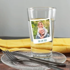 Bedrucktes Fotoglas mit Ihrem Wunschtext