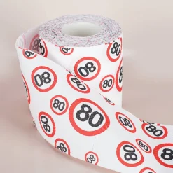 bedrucktes Klopapier Achtung 80