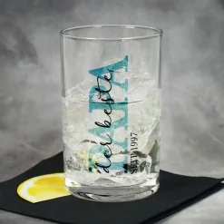 Bedrucktes Schnapsglas mit Ihrem Wunschnamen - Papa seit...