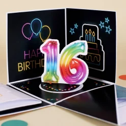 Überraschungsbox zum 16. Geburtstag - Verpackung für Geldgeschenk