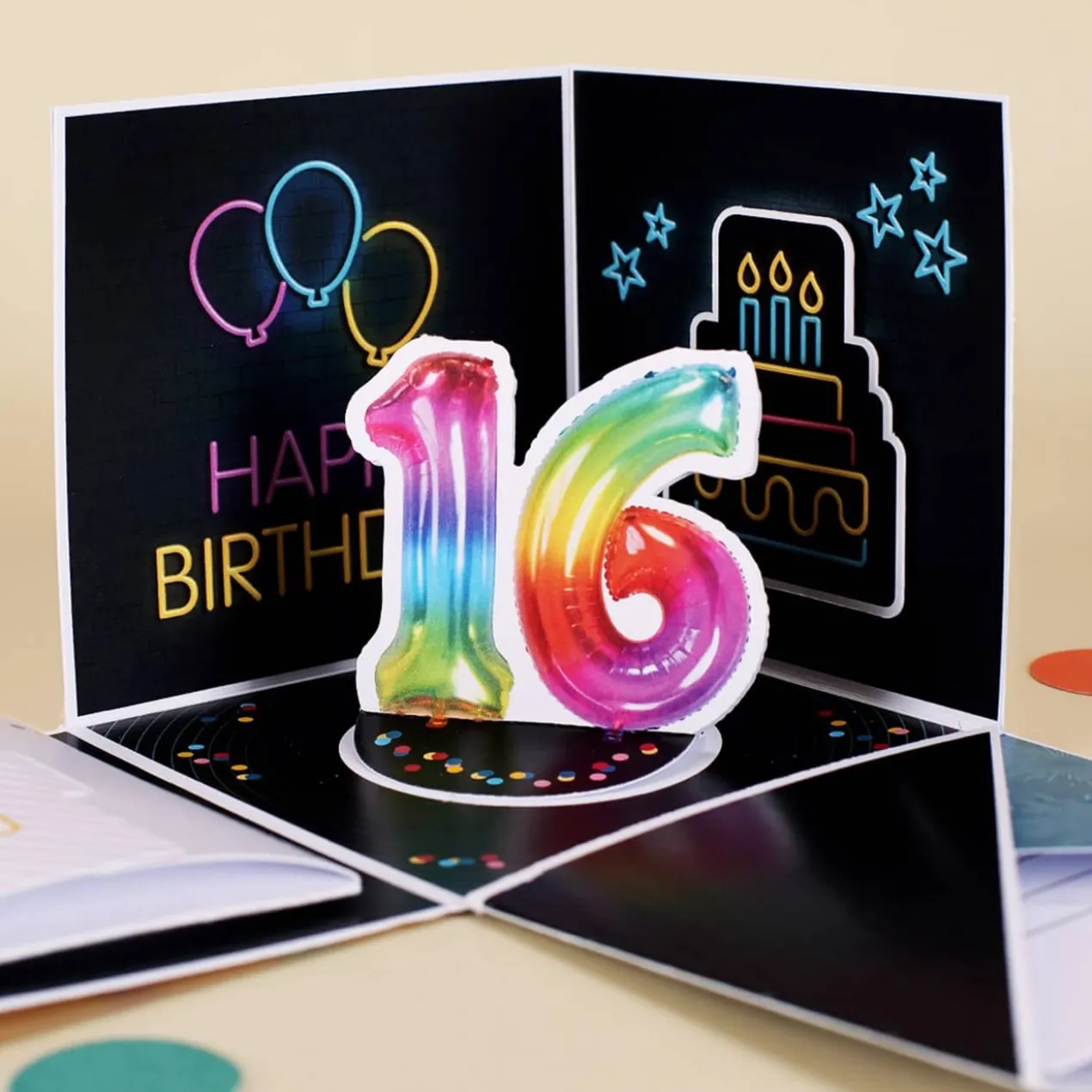 Überraschungsbox zum 16. Geburtstag - Verpackung für Geldgeschenk