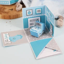 Überraschungsbox zur Geburt, Babygeschenk für Jungen