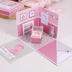 Überraschungsbox zur Geburt, Babygeschenk für Mädchen