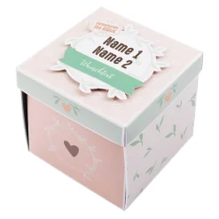 Überraschungsbox zur Hochzeit für Geldgeschenk, Gutscheine und Glückwünsche