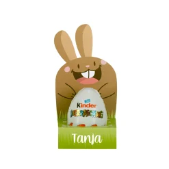 Überraschungsei mit personalisierter Geschenkverpackung zu Ostern | Osterhase "Frohe Ostern"