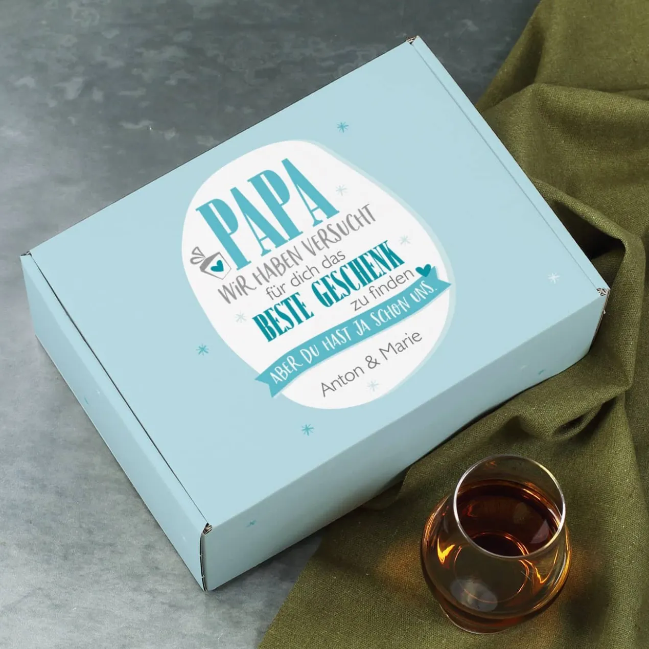 Bestes Geschenk für Papa - Geschenkverpackung