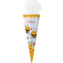 Bienchen Schultüte mit Ihrem Wunschnamen