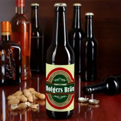 Bieraufkleber Klassik mit Wunschtexten