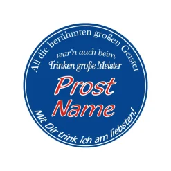Bieraufkleber mit Wunschname