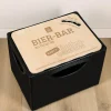 Bier-Bar - Bierkastendeckel aus Holz mit individueller Gravur