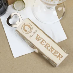 Bierkenner - Flaschenöffner mit Name und Jahr