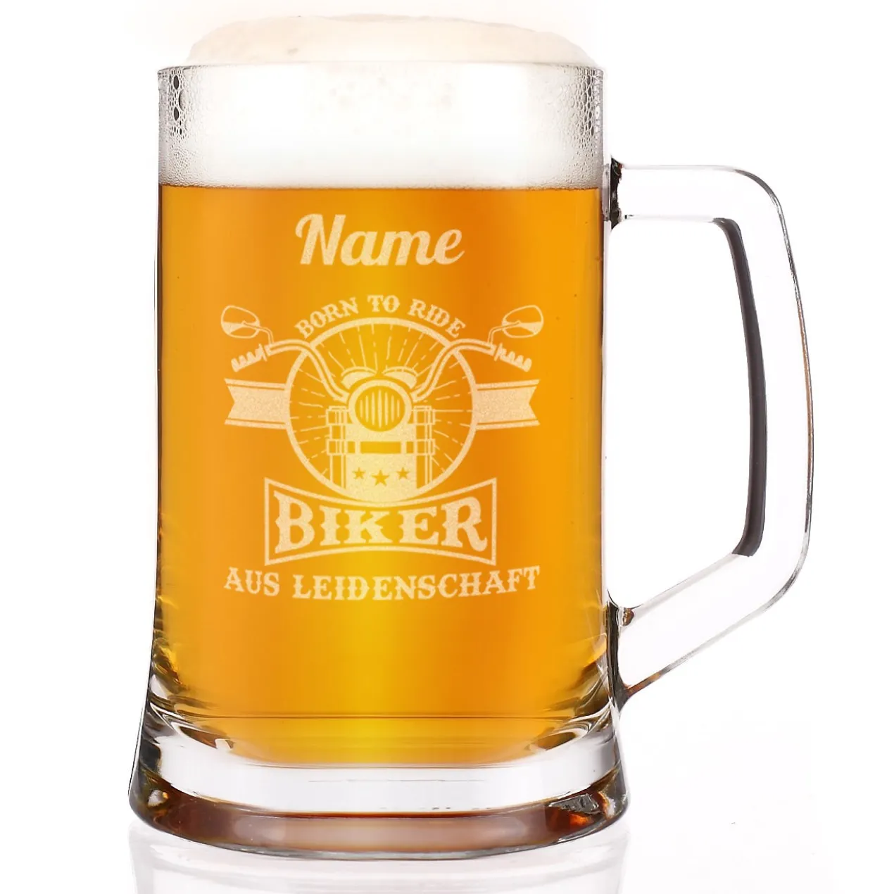 Bierkrug - Biker aus Leidenschaft