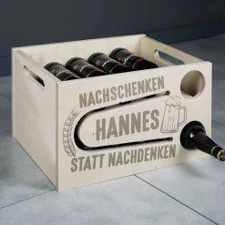 Bierrutsche - Nachschenken statt Nachdenken - mit Namensgravur