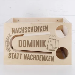 Bierrutsche - Nachschenken statt Nachdenken - mit Namensgravur
