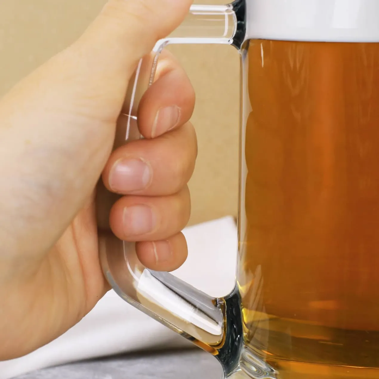 Bierseidelglas "Biertank" mit Namensgravur