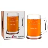 Bierseidel mit Stimmungsbarometer