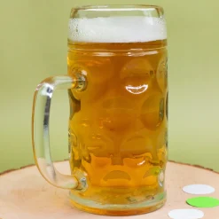 Bierseidel personalisiert mit Name und Brezel Motiv | Maßkrug 1l, Bierkrug 500ml & Schnapsglas