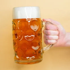 Bierseidel personalisiert mit Name und Brezel Motiv | Maßkrug 1l, Bierkrug 500ml & Schnapsglas