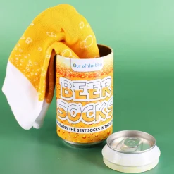 Biersocken in Metalldose