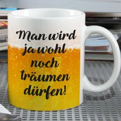 Bier-Tasse mit Wunschtext