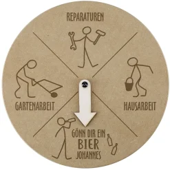 Bieruhr - lustiges Männergeschenk mit Namensgravur