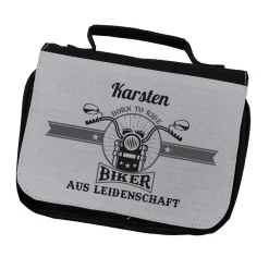 Biker aus Leidenschaft - Kulturtasche für Motorradfahrer