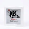 Bilderrahmen Spardose Abi 2026 | Personalisiertes Geldgeschenk zum Abitur & Schulabschluss `26 mit Name