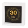 Bilderrahmen Spardose zum 30. Geburtstag mit Name, 15x15cm