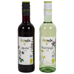 Biorebe Bio & Vegan 0,25l | Weißwein oder Rotwein wählbar