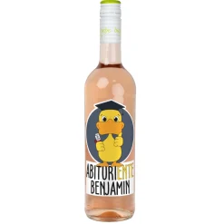 Biorebe Wein - AbituriENTE mit Entenmotiv, Name und Abschlussjahr