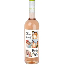 Biorebe Wein - Engel ohne Flügel - mit Ihren 4 Lieblingsfotos | Bienenfreundlich & Nachhaltig