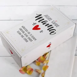 Biorebe Wein Geschenkset zum Muttertag mit Weinglas in Geschenkbox