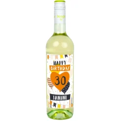 Biorebe Wein zum Geburtstag mit Name und Alter | Bienenfreundlich und Nachhaltig