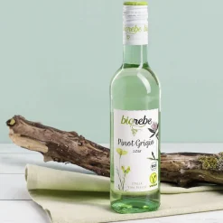 Bio Wein Geschenkset zu Weihnachten mit graviertem Glas und Box