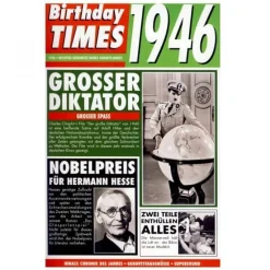 Birthday Times Karte mit Sound 1946