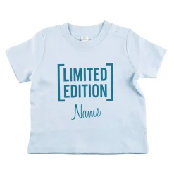 Blaues Babyshirt Limited Edition mit Name