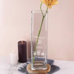 Blumenvase von Leonardo zum Geburtstag mit Gravur
