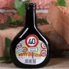 Bocksbeutel zum 40. Geburtstag mit Verkehrszeichen