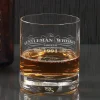 Bowmore Mini Flasche mit graviertem Whiskyglas im Inlay mit bedruckter Pappbox als Weihnachtsidee