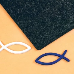 Buchhülle für Gotteslob & Gesangbuch mit Kreuz und Name personalisiert | Geschenk für Jungen und Männer