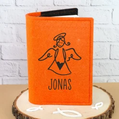 Buchhülle für Gotteslob mit Engel Motiv und Name personalisiert | Schutzhülle für Gesangbuch & Bibel
