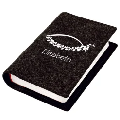 Buchhülle für Gotteslob mit Ichthys Fisch Motiv & Name | Personalisierte Schutzhülle für Gesangbuch