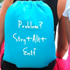 Bunte Rucksäcke mit Ihrem individuellen Wunschtext bedruckt