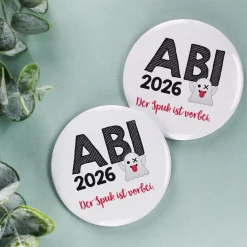 Button zum Abitur 20265 - der Spuk ist vorbei, 56 mm